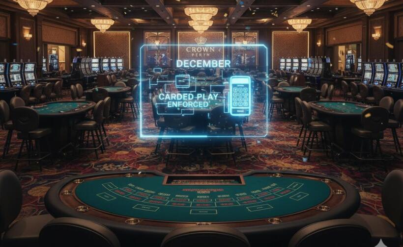 크라운 퍼스 카지노, 12월부터 전면 카드 플레이 의무화