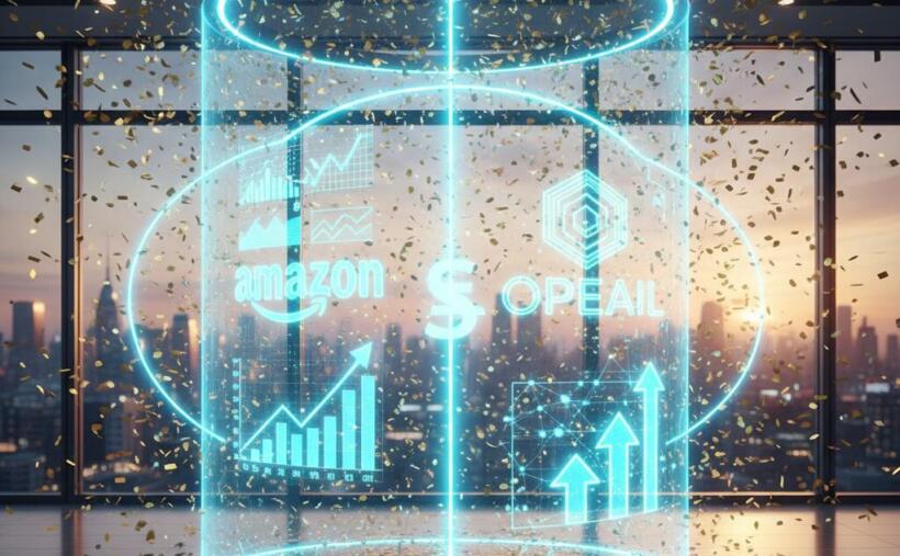 아마존–오픈AI 380억 달러 계약, AI 주가 상승 촉발
